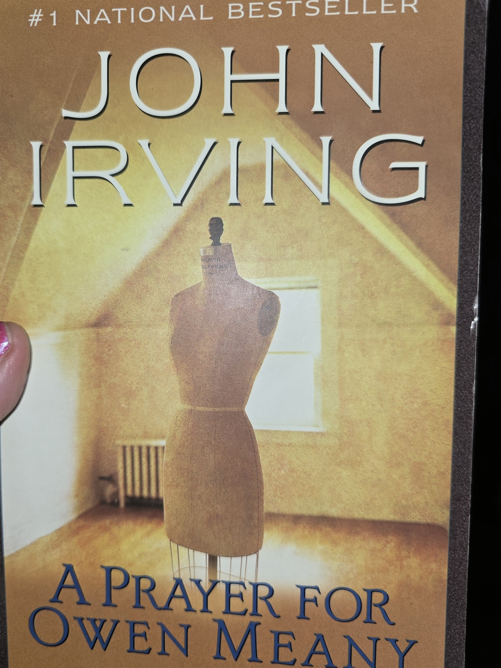 A Prayer for Owen Meany by John Irving - Gold/Tan Cover
